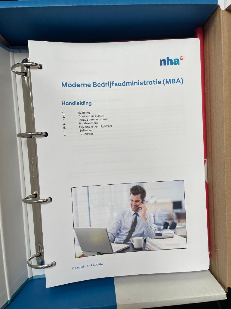 Cursus Moderne Bedrijfsadministratie (MBA), Ophalen, Nieuw