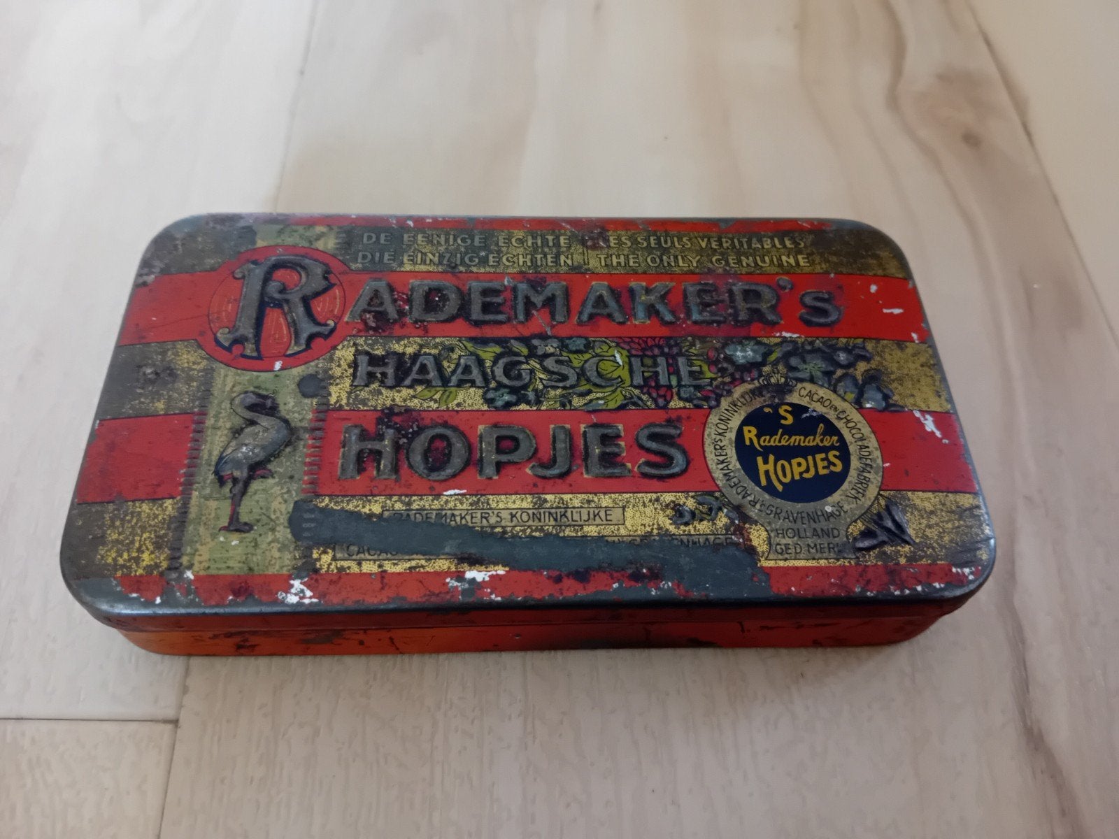 Vintage Rademaker's Haagsche Hopjes Blik, Ophalen of Verzenden