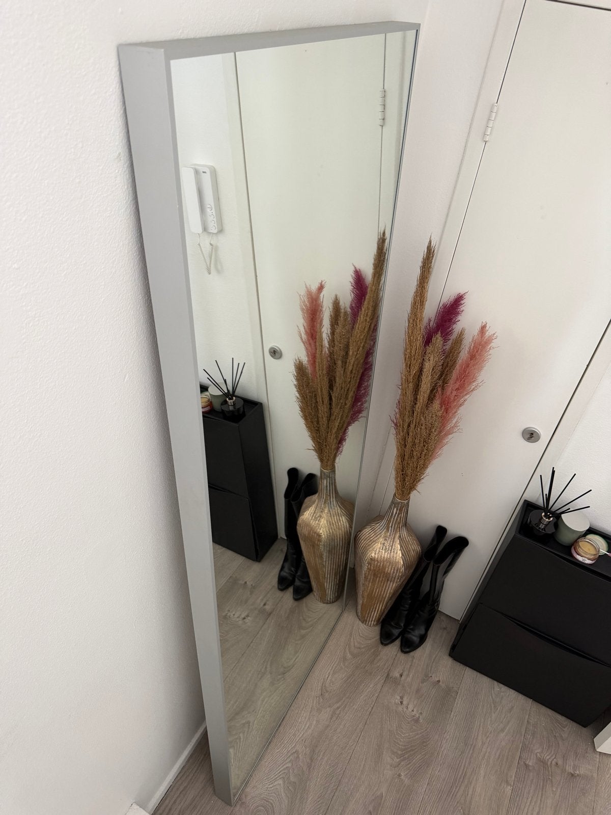 IKEA HOVET Spiegel - 78x196cm, Huis en Inrichting, Woonaccessoires | Spiegels, Ophalen, Zo goed als nieuw, 75 tot 100 cm, 150 tot 200 cm