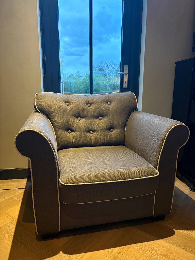 Fauteuil, Huis en Inrichting, Fauteuils, Nieuw, Stof, 100 tot 125 cm, 75 tot 100 cm, Ophalen