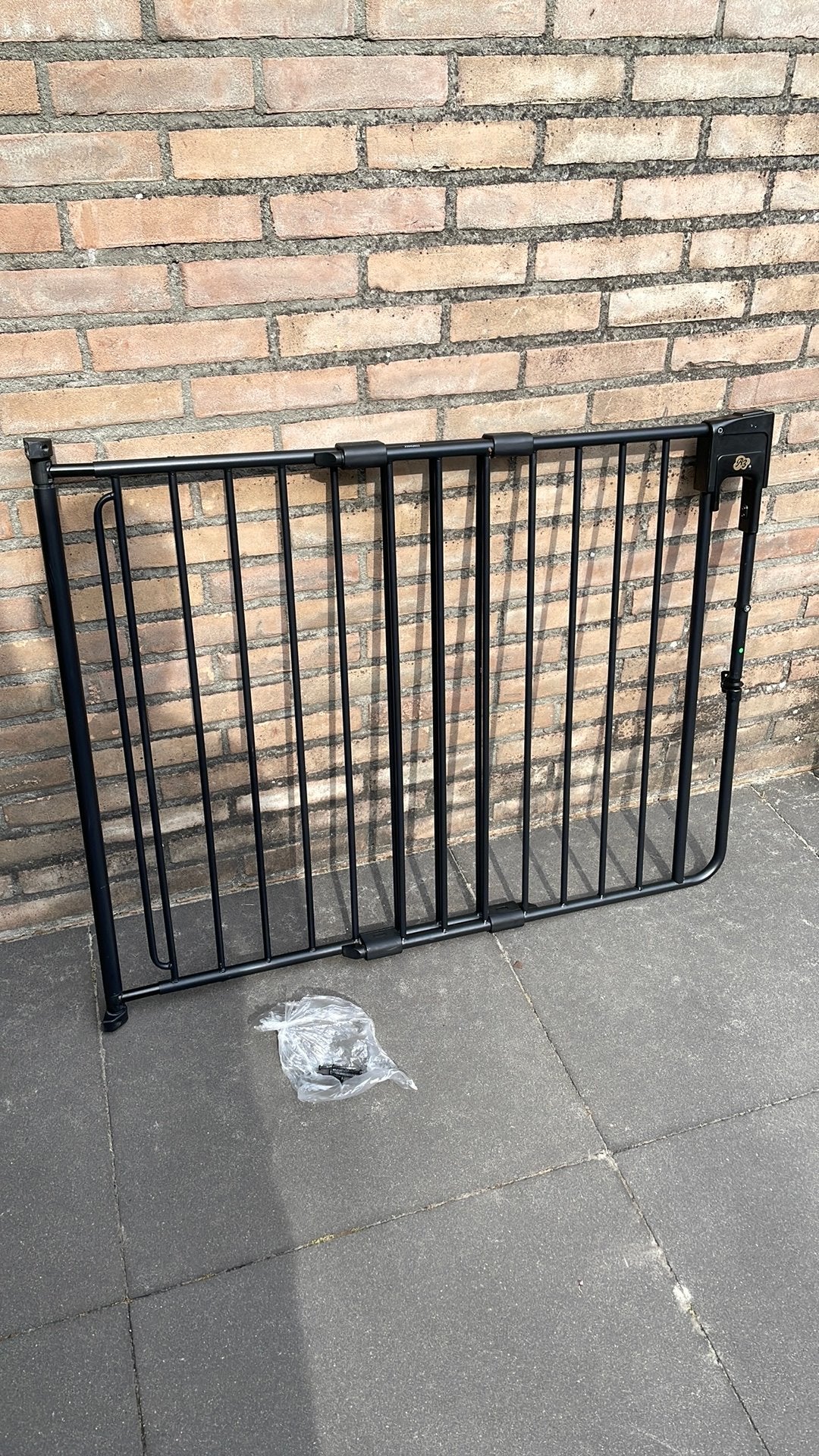 Traphekje. Mat zwart. Van metaal., Ophalen, 100 tot 115 cm, Zo goed als nieuw, Klemhekje