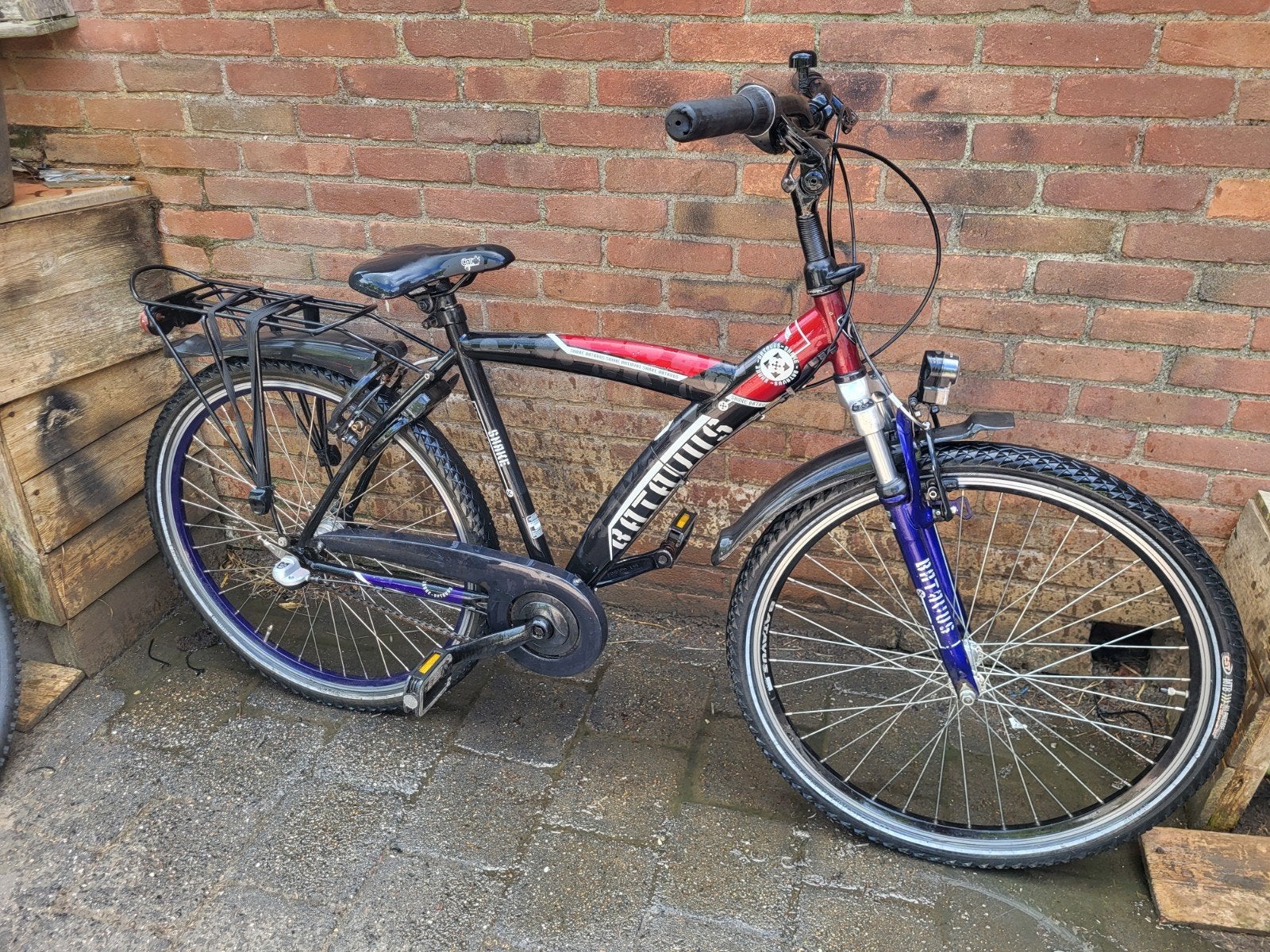 Stoere 26inch Batavus Snake jongensfiets Nexus3 etc v.a 9jr, Terugtraprem, Gebruikt, Versnellingen, Batavus Snake