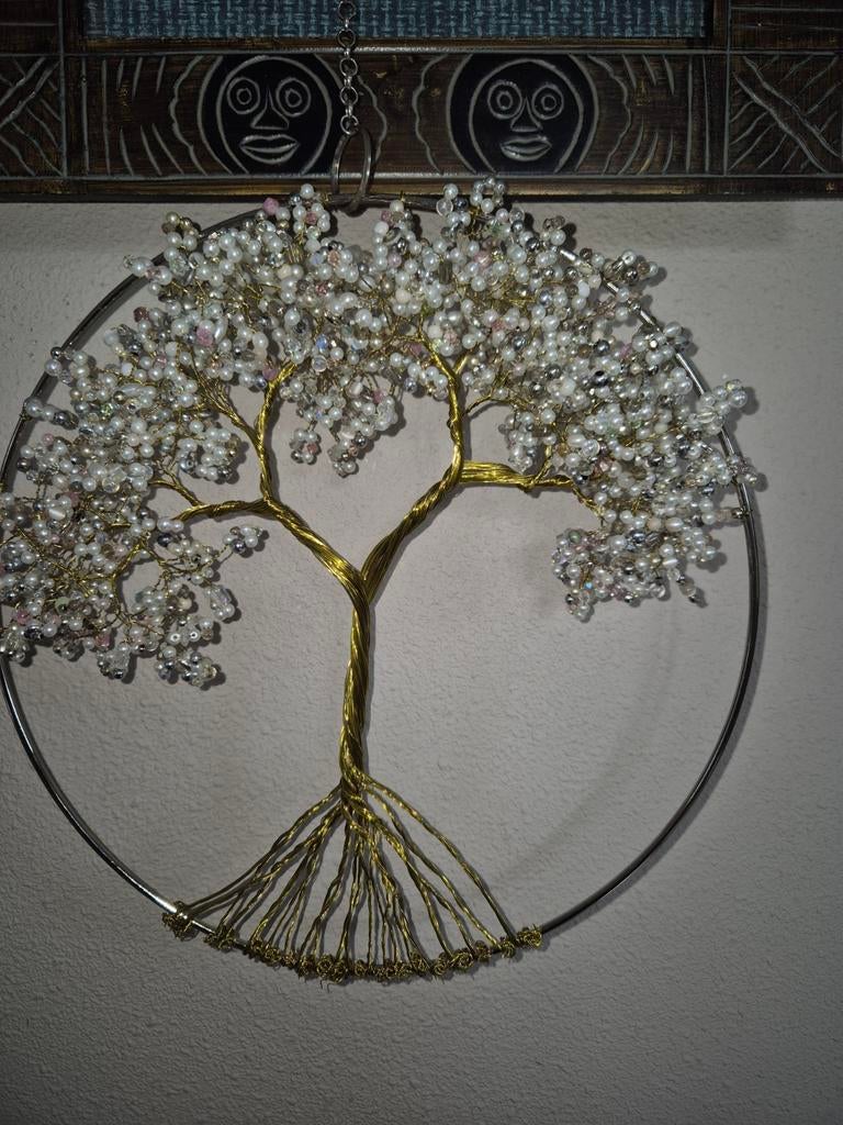 Handgemaakte levensboom doorsnee 25 cm lengte 40 c, Ophalen of Verzenden, Nieuw