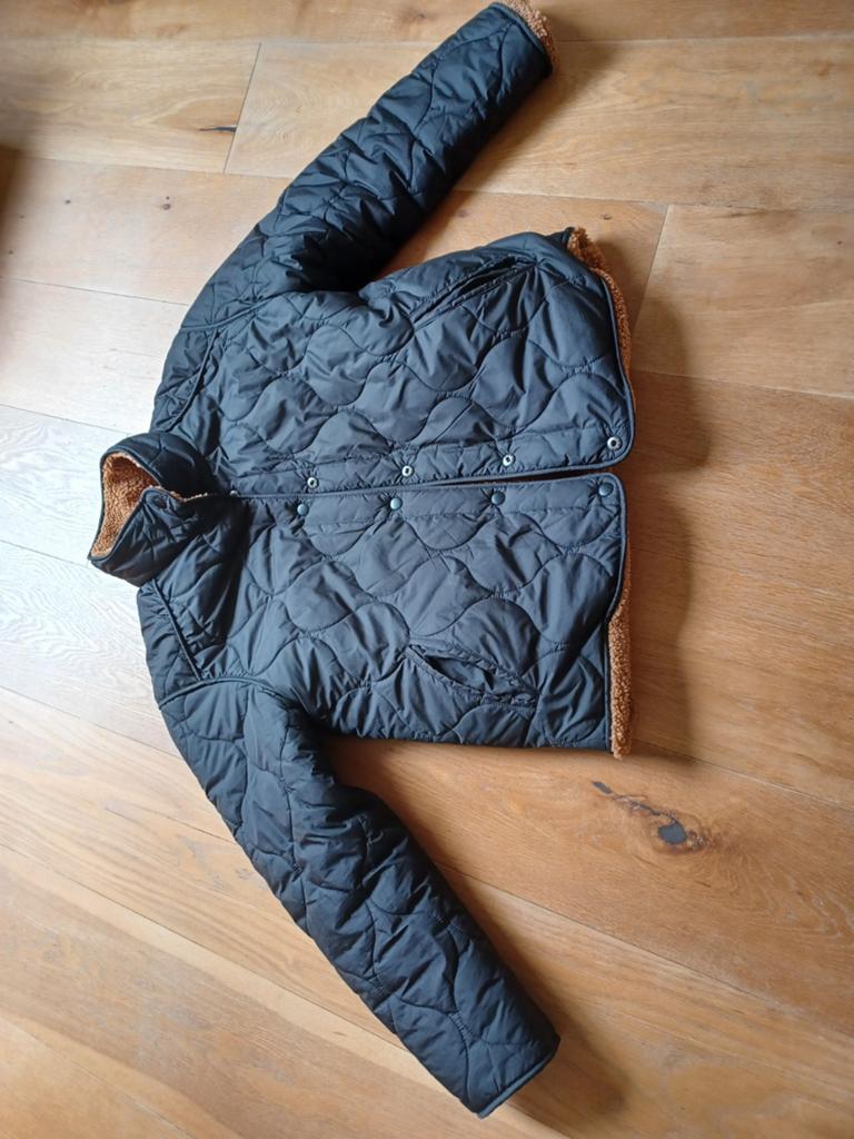 Winterjas, maat S, 2 kanten draagbaar, Ophalen, Zo goed als nieuw, Zwart