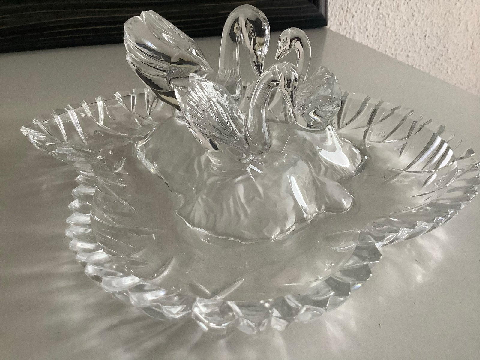 Cristal D'Arques Zwanenschaal - Elegant Frans Kristal, Ophalen of Verzenden