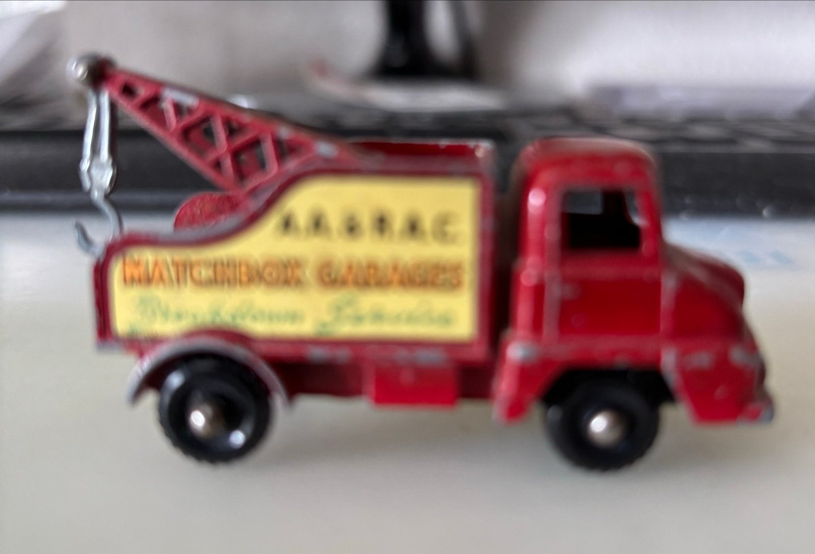 Matchbox Lesney Kraanwagen - Vintage Speelgoed Vrachtwagen, Ophalen, Gebruikt, Bus of Vrachtwagen