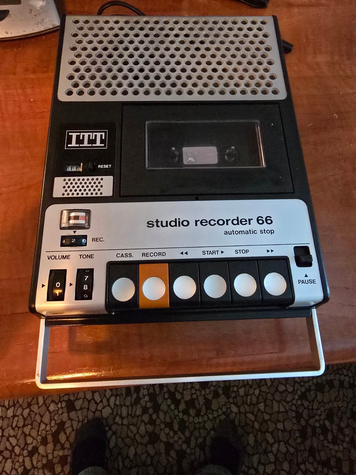 vinitage itt studio recorder 66 uit jaren 80, Ophalen