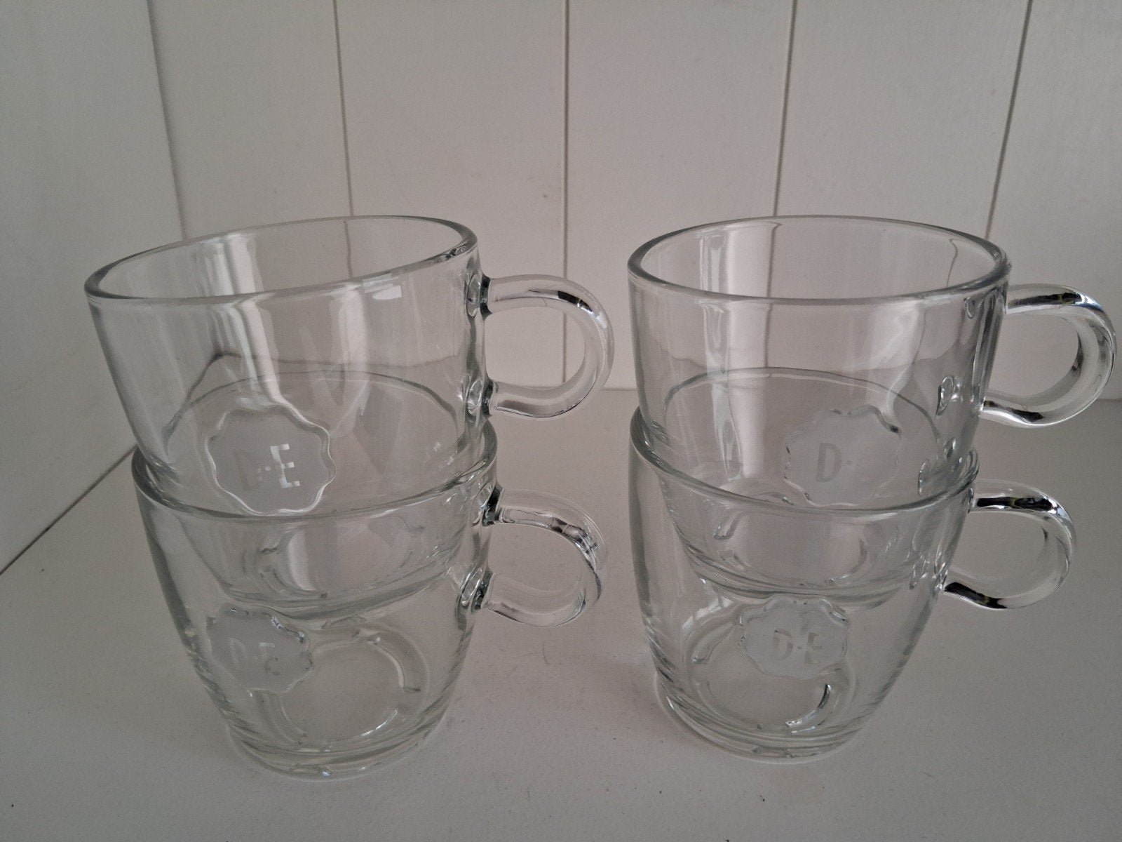 Nieuwe Douwe Egberts Lungo/Cappuccino Glazen, Ophalen of Verzenden, Nieuw, Glas, Overige merken