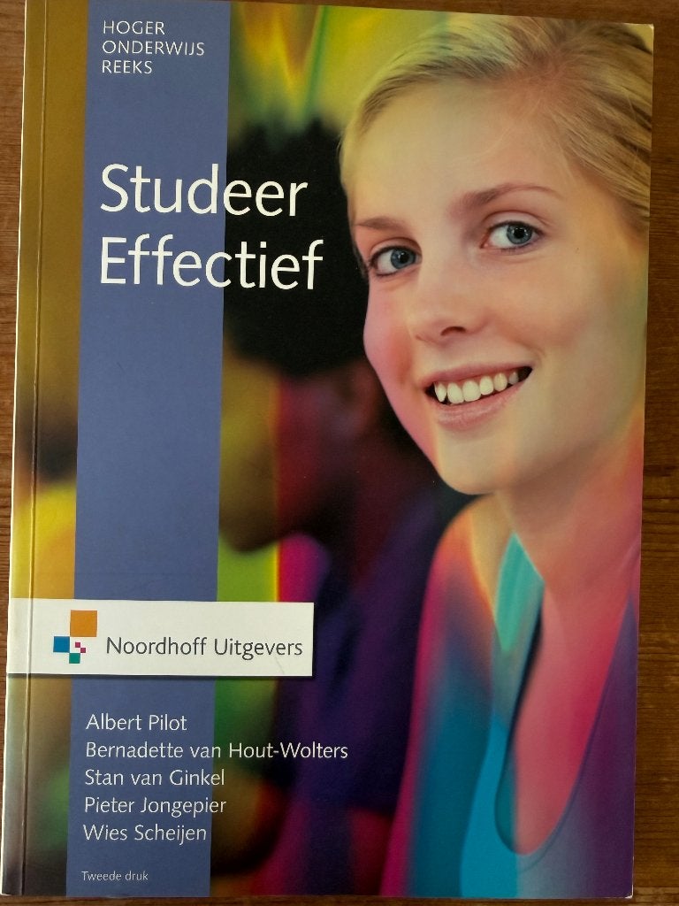 Studeer effectief, Boeken, Ophalen of Verzenden, Zo goed als nieuw, Albert Pilot en Bernadette van Hout-Wolters, Sociale wetenschap