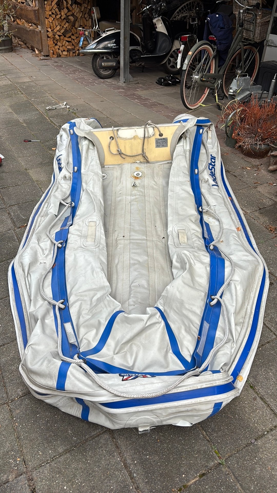 Lodestart rubberboot voor onderdelen