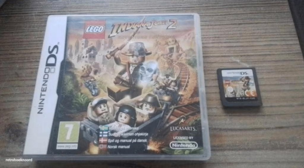 LEGO Indiana Jones 2 - Nintendo DS, Avontuur en Actie, 1 speler, Ophalen of Verzenden, Zo goed als nieuw
