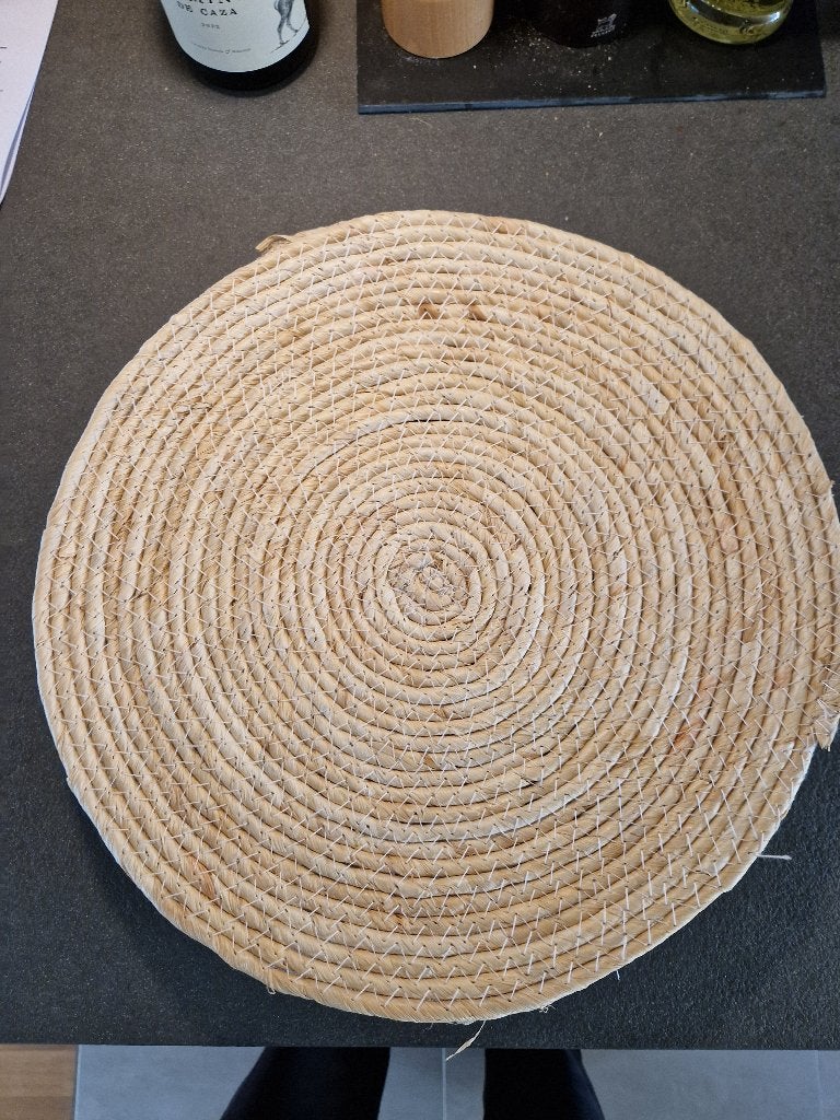 Placemats rond - 6 stuks, Ophalen, Placemat, Overige materialen, Zo goed als nieuw