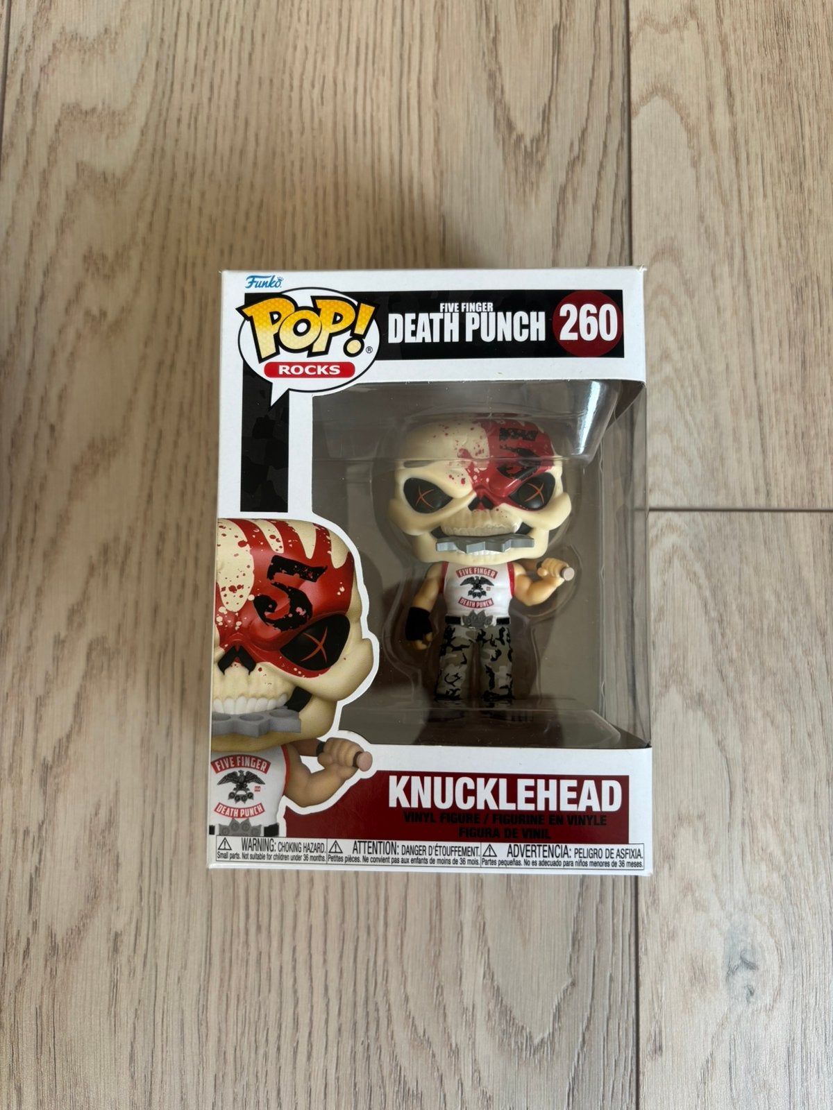Funkopop 260 Knucklehead - five fingers Death Punch, Ophalen of Verzenden, Zo goed als nieuw