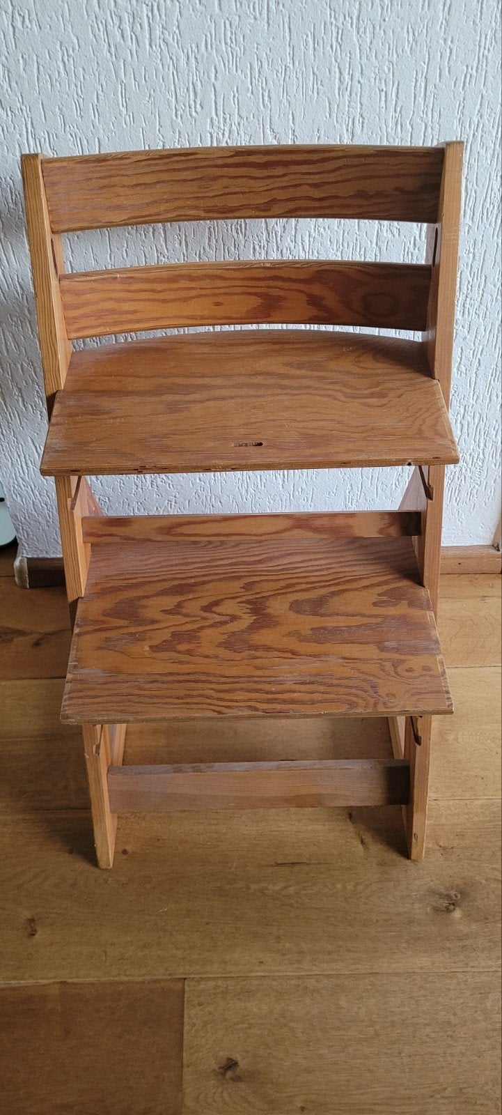 Houten kinderstoel / opstapje, Ophalen, Gebruikt, Eén, Hout