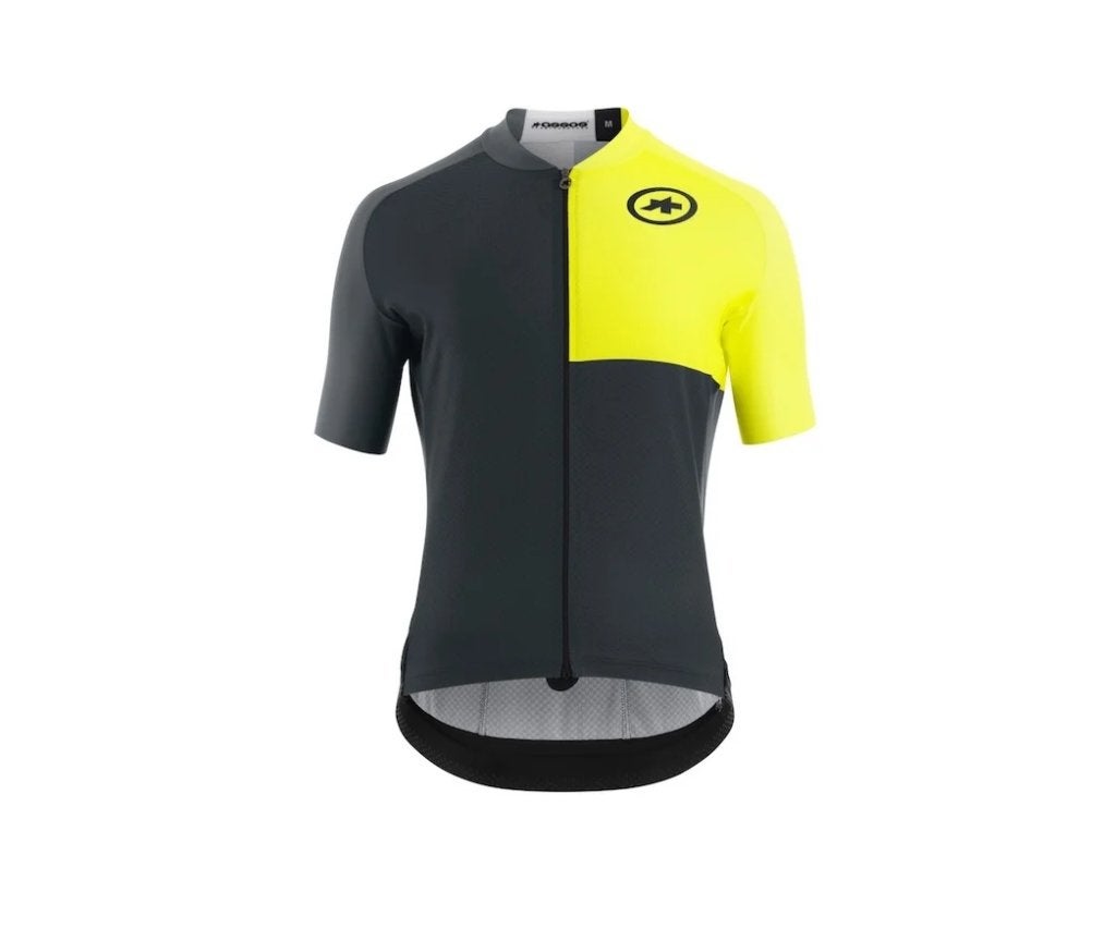 Assos Mille GT Summer SS Jersey C2 EVO Stahlstern Geel, Fietsen en Brommers, Fietsaccessoires | Fietskleding, Assos, M, Nieuw
