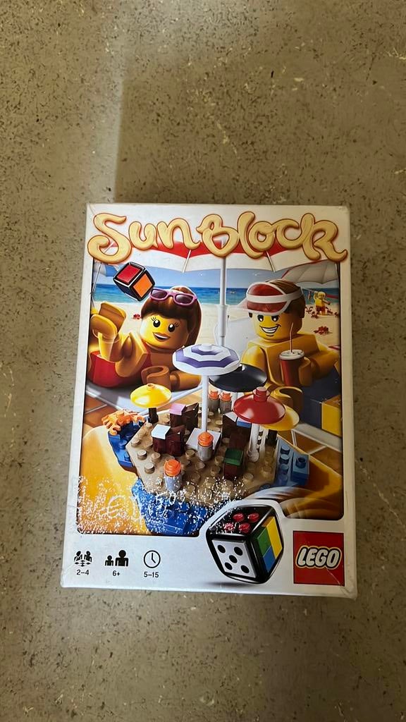 Lego sunblock spel, Een of twee spelers, Ophalen, Gebruikt