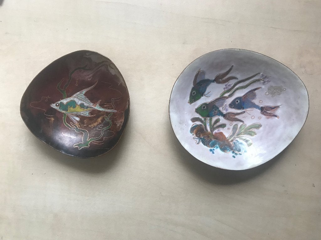 prachtige set Sagitta Holland emaille schaaltjes, Ophalen of Verzenden