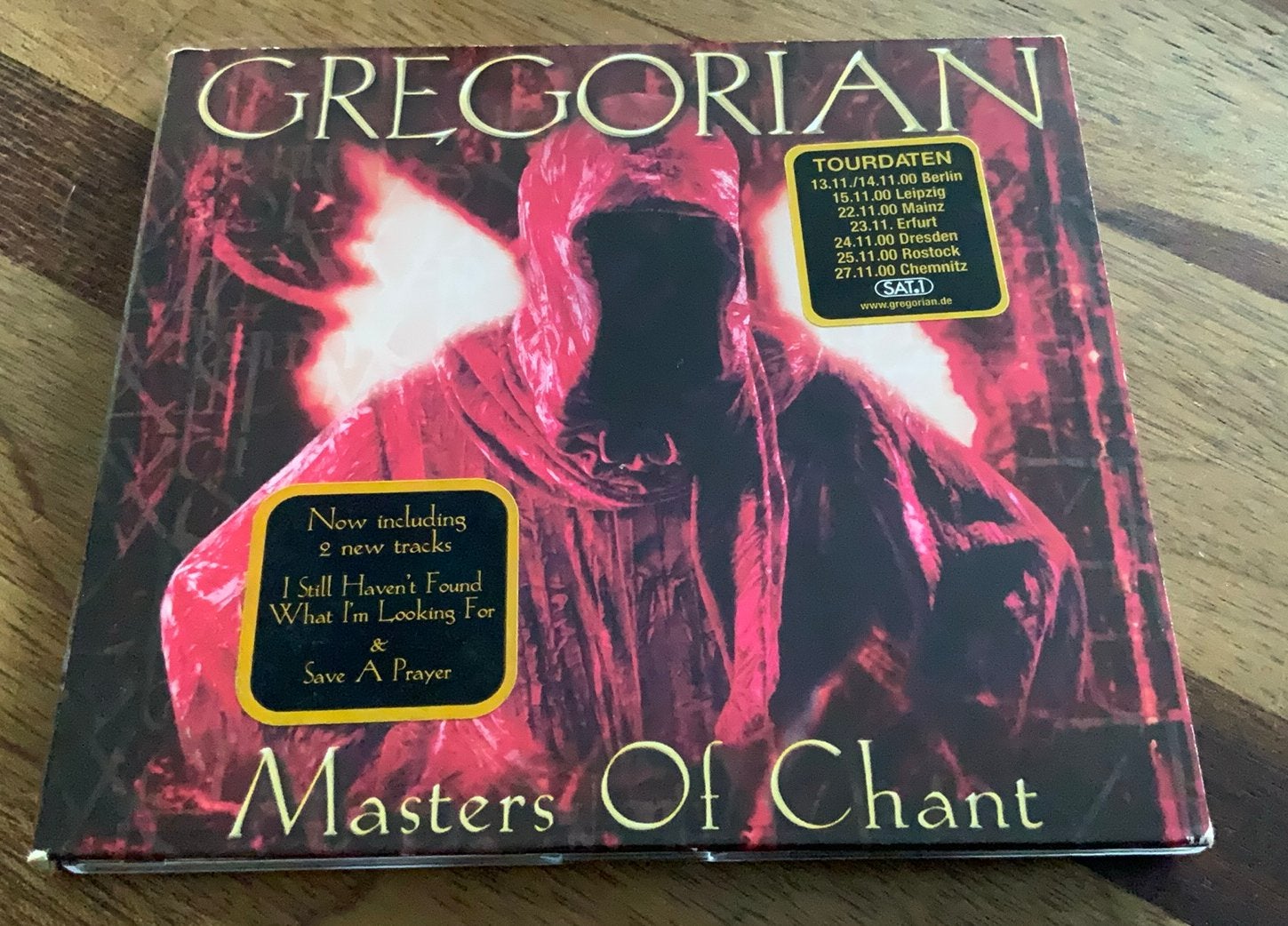 CD GREGORIAN MASTERS OF CHANT 2000 EDEL GERMANY BONUS TRAX, Gebruikt, Digipak, Verzenden, Ambiënt of Lounge