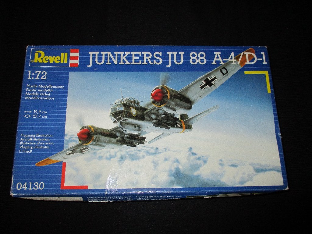 D-544,REVELL 1-72,NO,04130,Junkers Ju 88 A-4/D-1, Ophalen of Verzenden, Nieuw, Groter dan 1:72, Overige merken