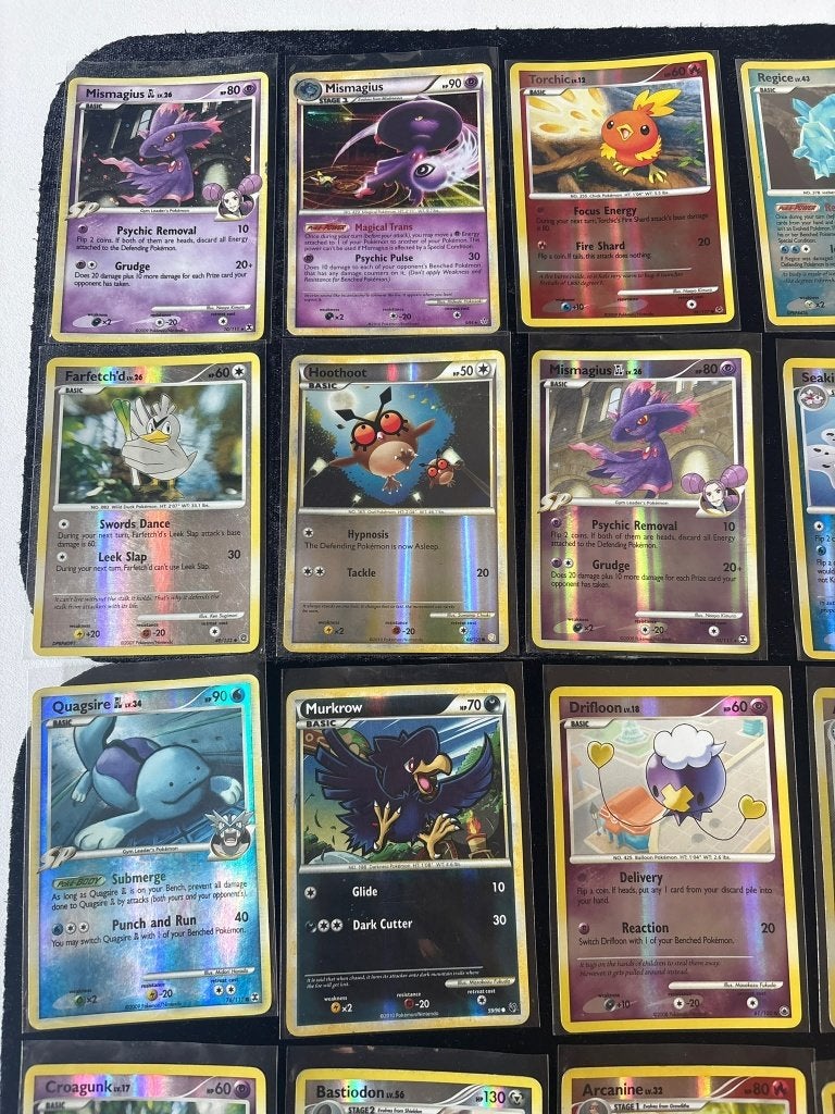 Pokémon DP & HGSS Kavel (16x) - Arcanine, Quagsire SP, Ophalen of Verzenden, Zo goed als nieuw, Meerdere kaarten, Foil
