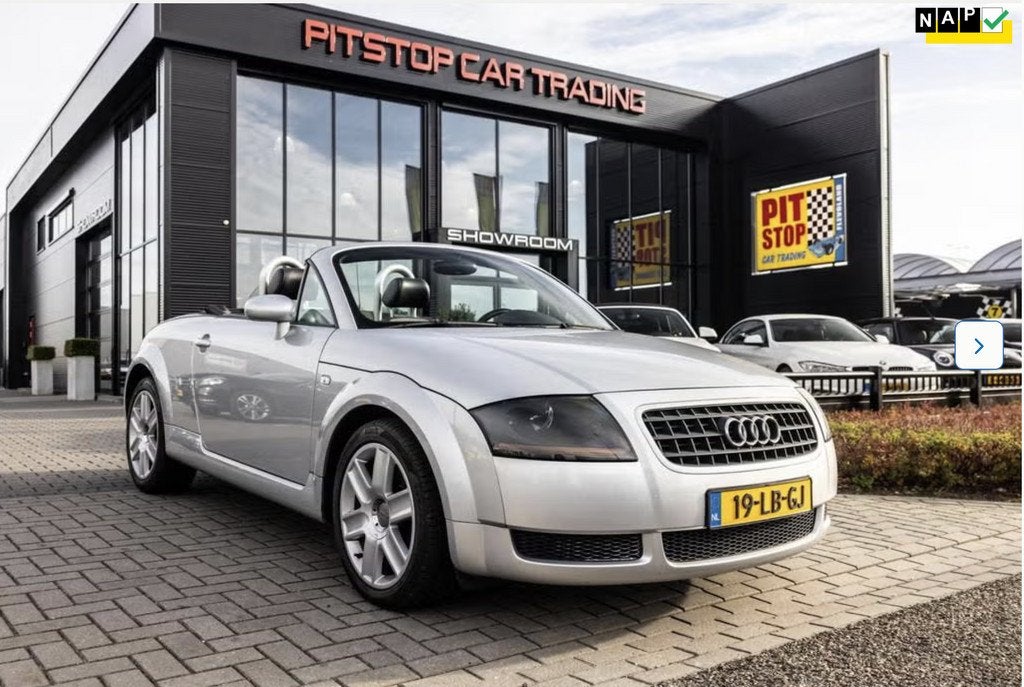 Audi TT Roadster 1.8 5V Turbo 180 PK NL auto Automaat, Stoel, Auto's, Audi, TT, Gebruikt, Zwart, 4 cilinders