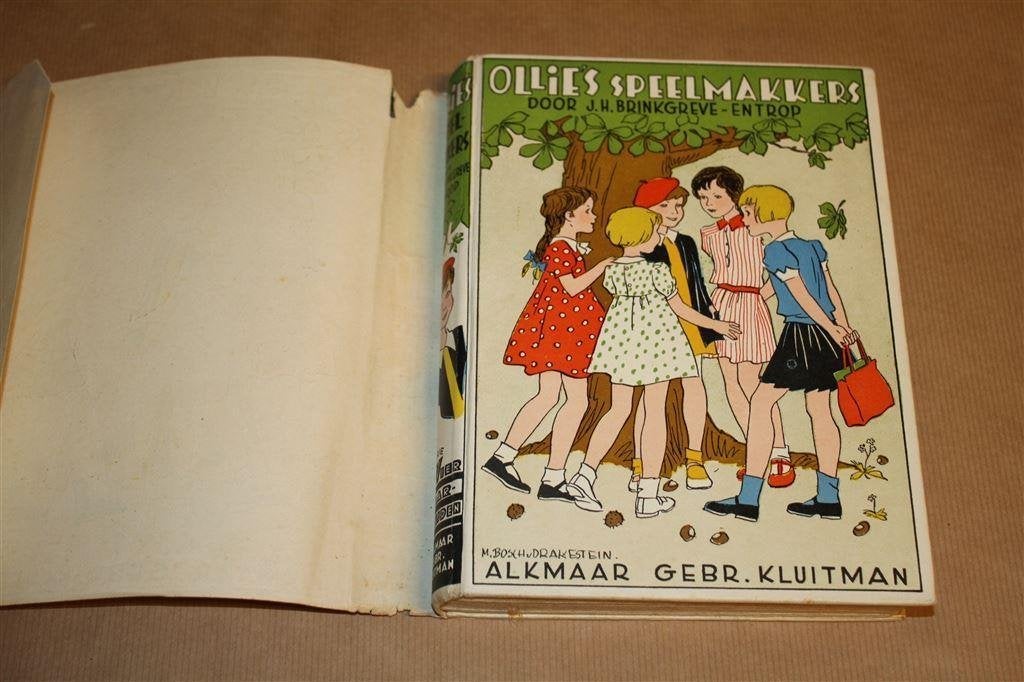 Ollie's speelmakkers. Brinkgreve-Entrop. Kluitman 1942., Ophalen of Verzenden, Gelezen