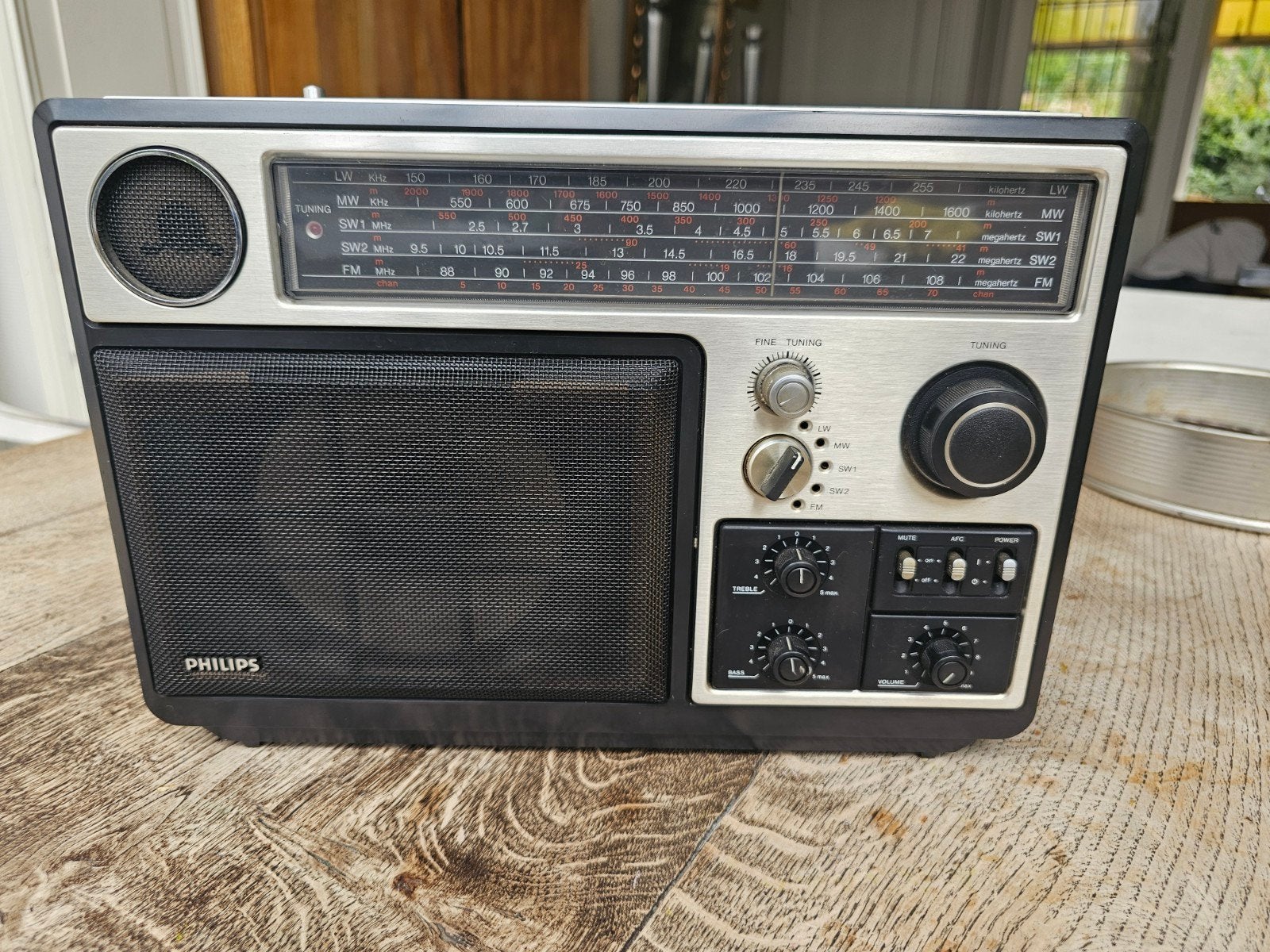 Vintage Philips radio - Wereldontvanger, Ophalen of Verzenden, Gebruikt, Wereldontvanger