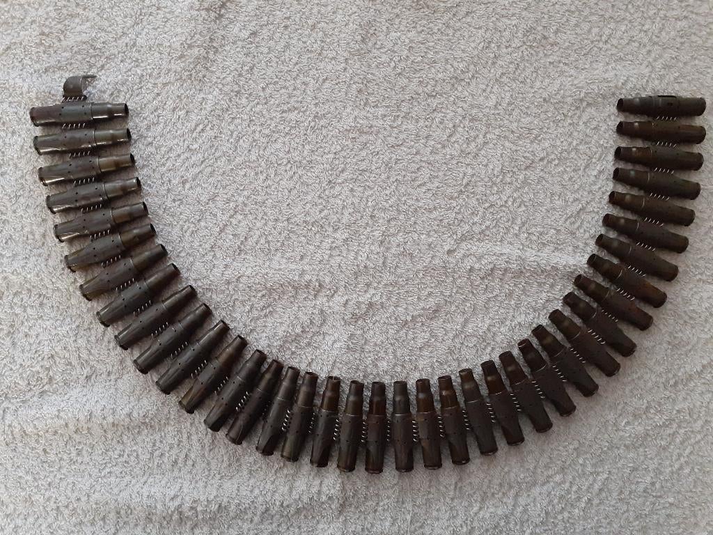 Hulzenband MG Duits(ONKLAAR) staal, Verzamelen, Militaria | Algemeen, Landmacht, Hulzen of Bodemvondsten, Duitsland, Ophalen of Verzenden