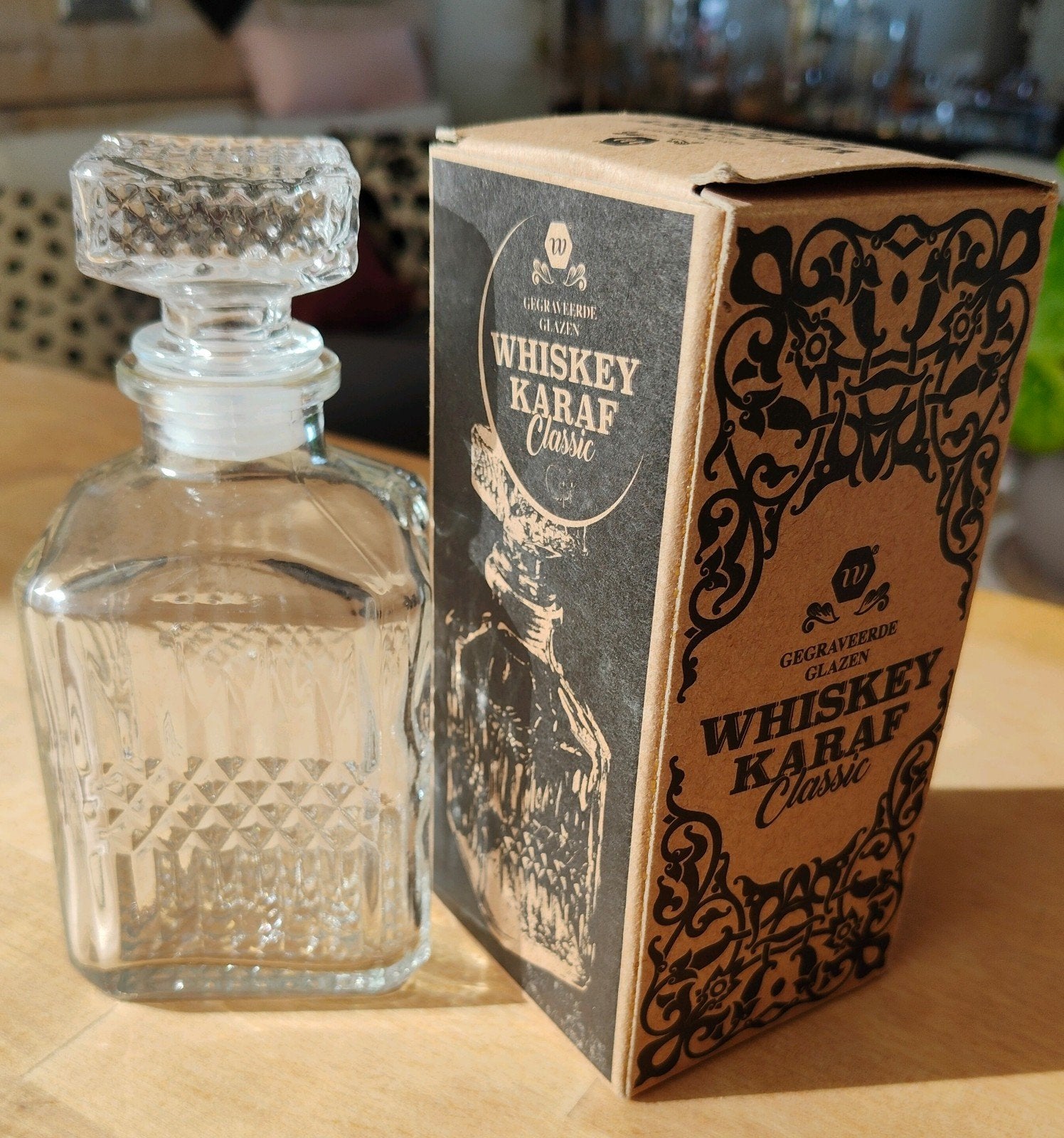 Mini whiskey karaf Galway, Nieuw, Ophalen of Verzenden, Overige merken, Glas