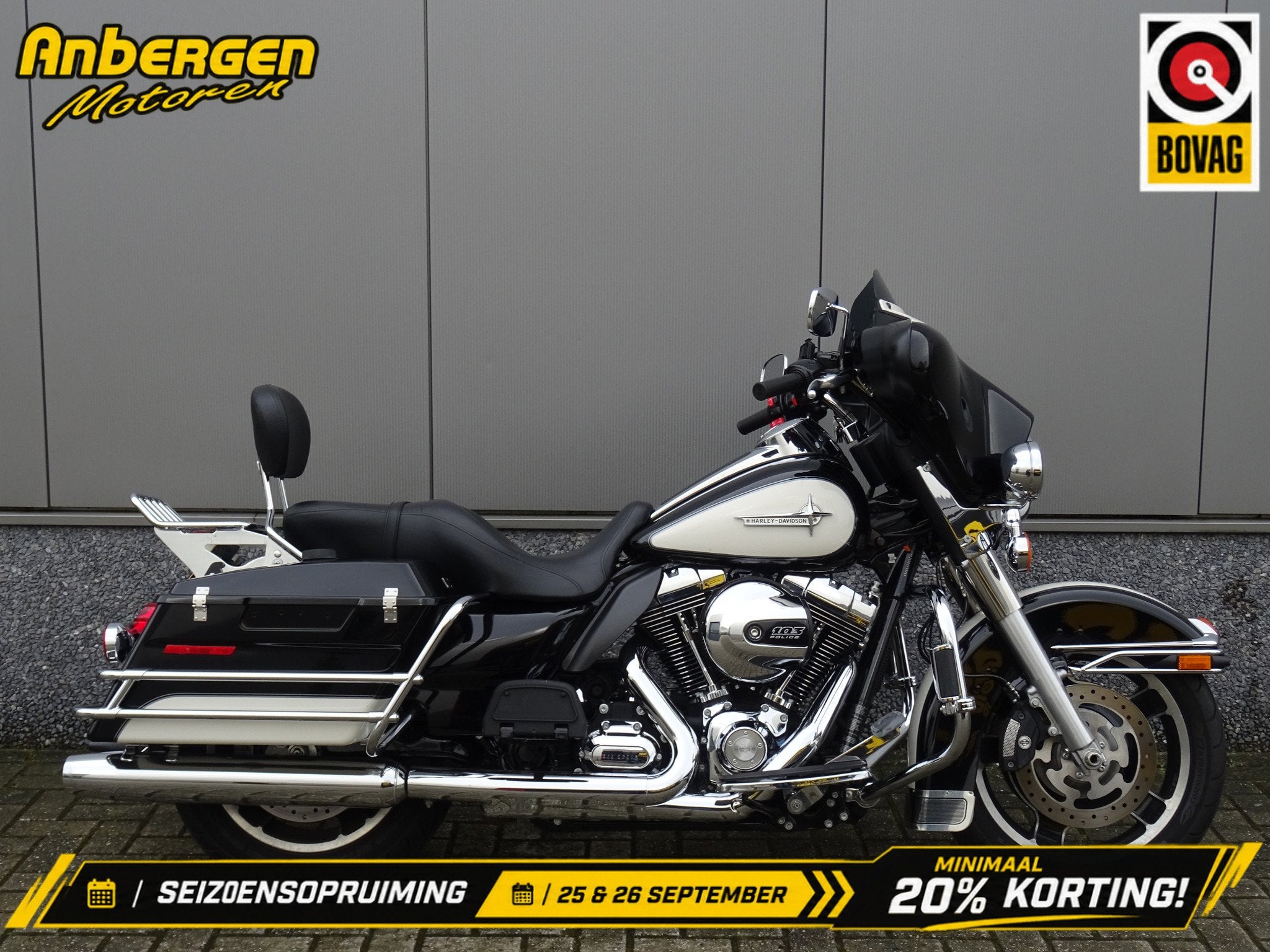 Harley-Davidson FLHF ELECTRA GLIDE POLICE (bj 2013), Motoren, 1688 cc, Chopper, Meer dan 35 kW, Gebruikt