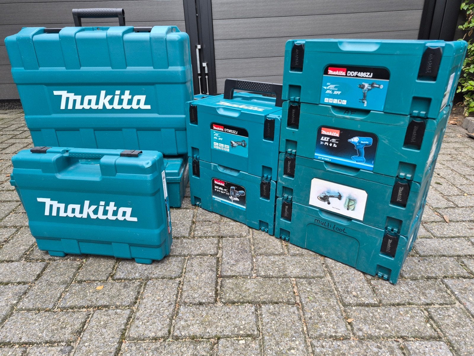 10 stuks Makita Mbox koffers voor gereedschap - Diverse mate, Ophalen, Gebruikt, Gereedschapsopslag, Makita