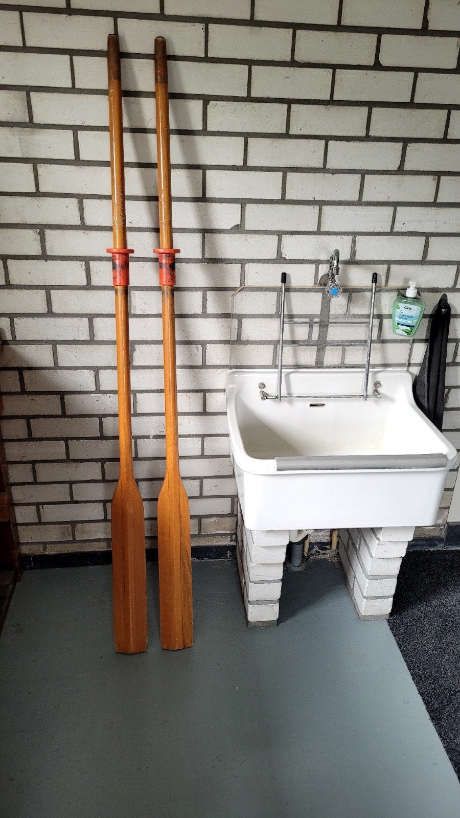 Houten roeispanen - Set van 2, Ophalen of Verzenden, Gebruikt