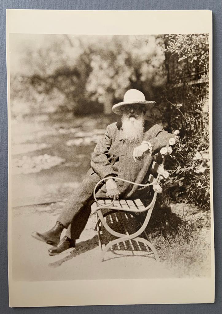 Claude Monet in Giverny, 1926, Verzenden, Gelopen, Sterren en Beroemdheden