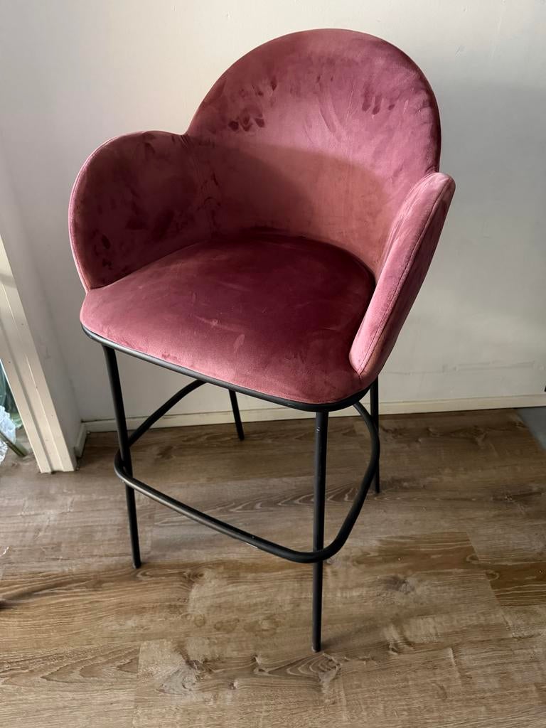Luxe barkrukken (6st) van merk Satelliet, Huis en Inrichting, Barkrukken, Ophalen, Met voetsteun, 60 tot 90 cm, Zo goed als nieuw