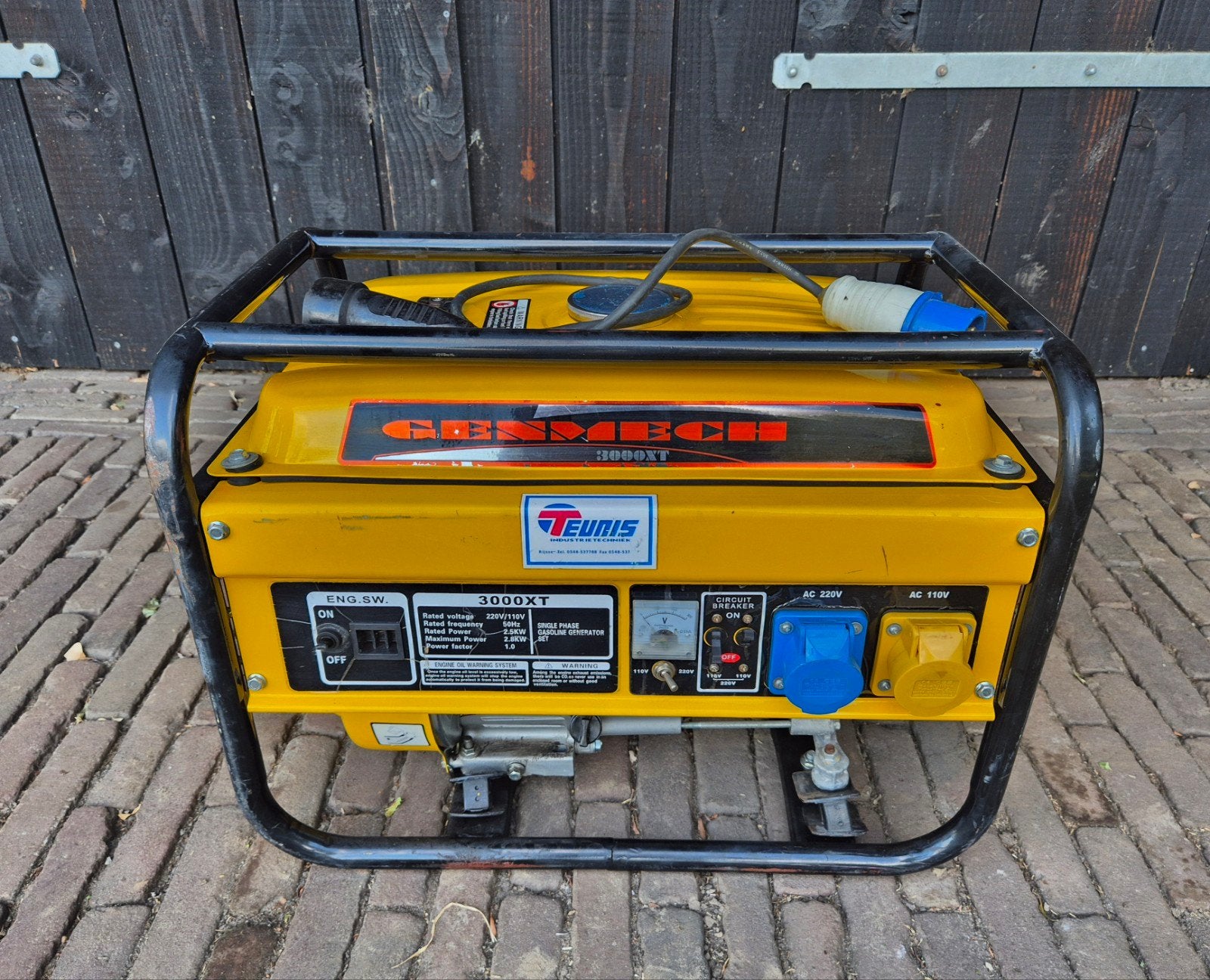 Genmech 3000xt generator, Ophalen, Zo goed als nieuw
