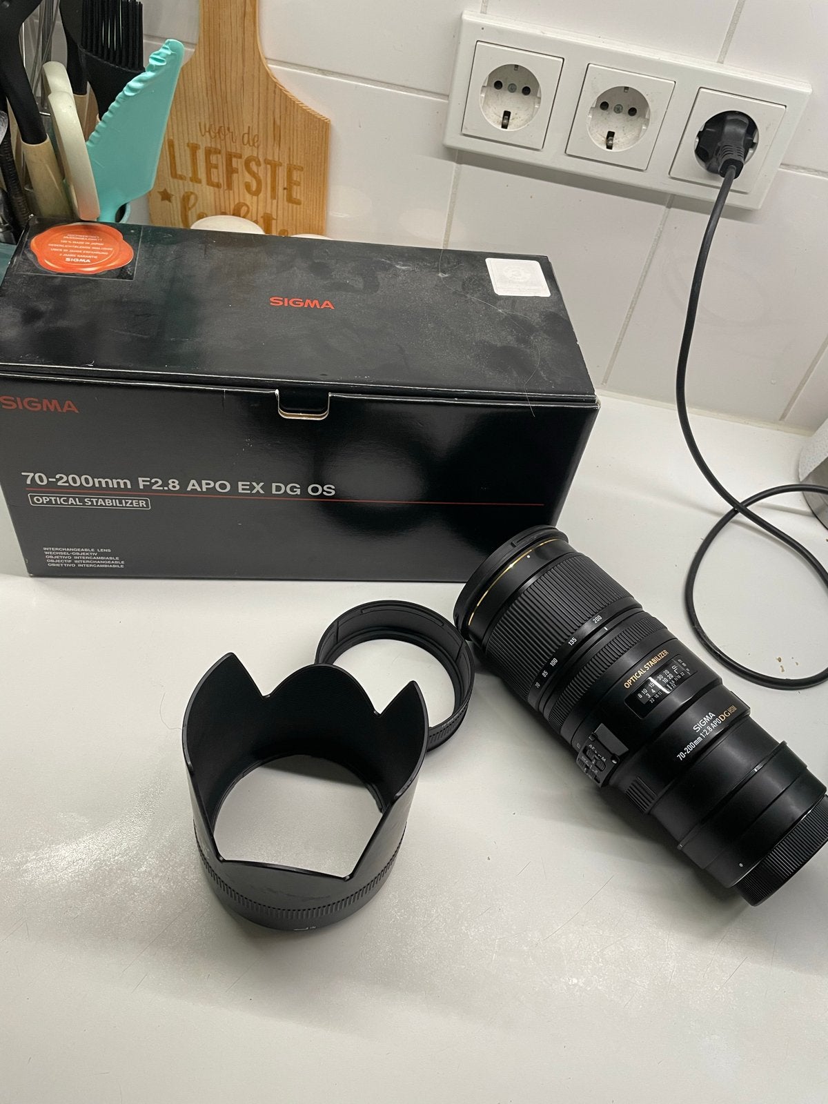 Sigma 70-200mm f/2.8 APO EX DG OS Telelens, Ophalen, Gebruikt, Sigma, Autofocus