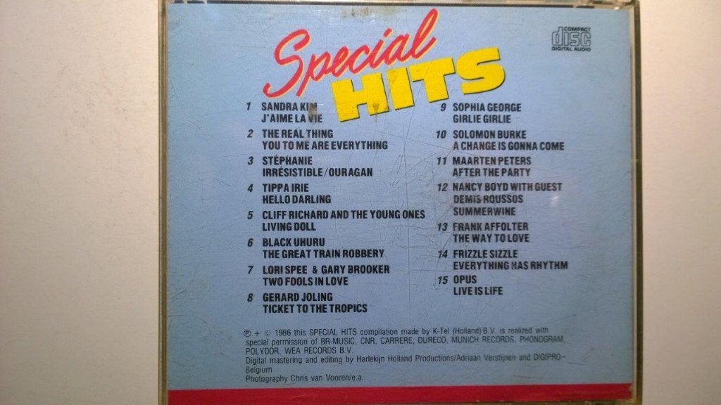 Special Hits On Compact Disc, Ophalen of Verzenden, Zo goed als nieuw, Pop, Album