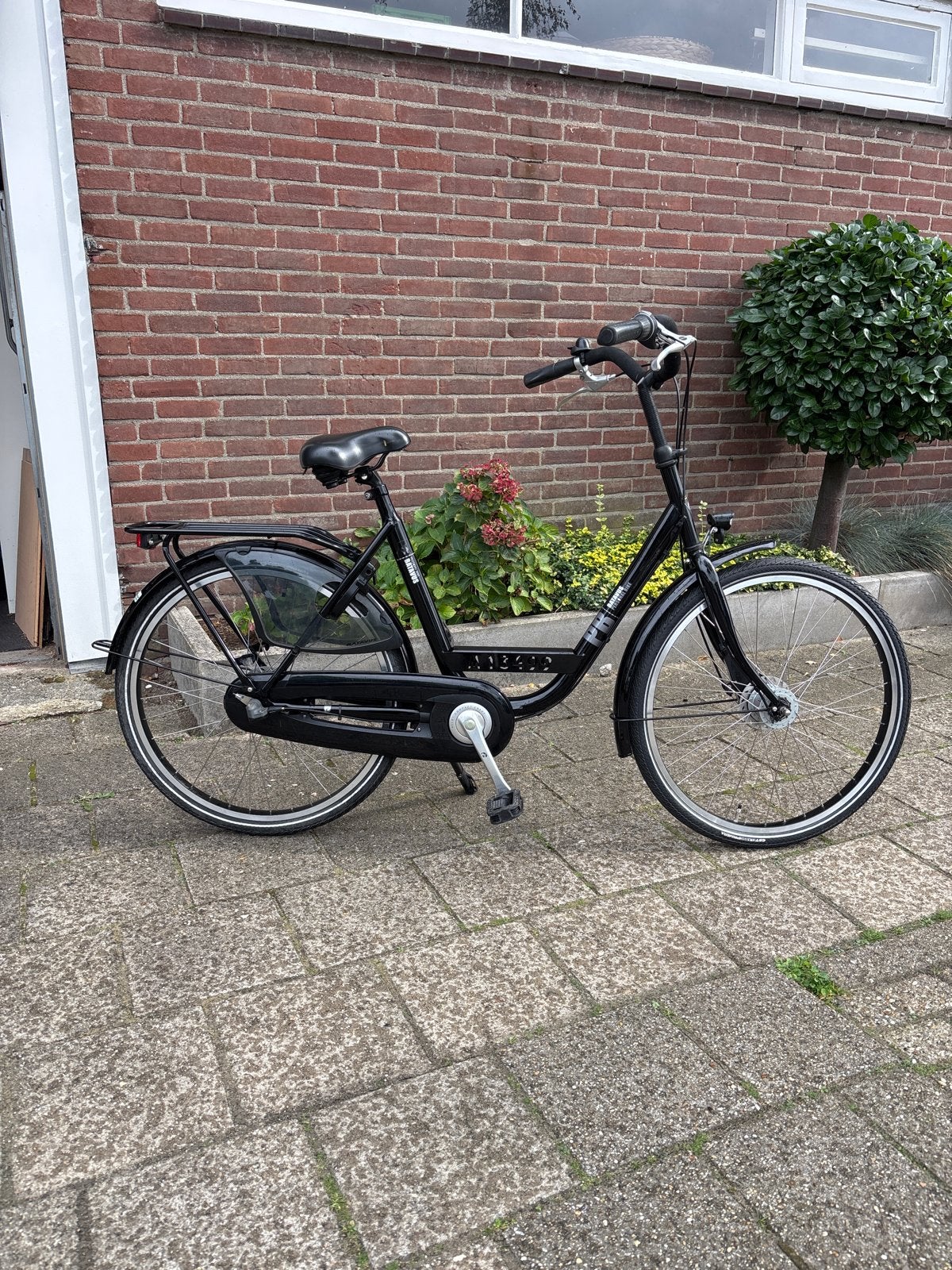 Batavus Personal Bike - Zwart, Zo goed als nieuw, Fietsen en Brommers, Ophalen, Terugtraprem, 53 tot 56 cm, Versnellingen