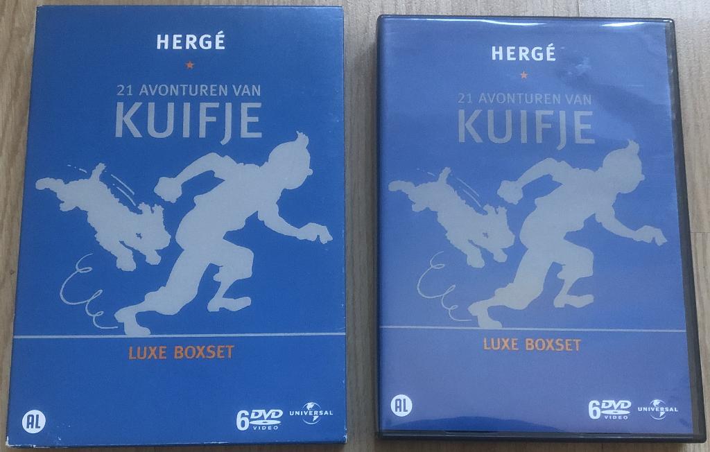 KUIFJE - 21 AVONTUREN VAN KUIFJE - BOXSET 6 DVD´S, Ophalen of Verzenden, Kuifje, Zo goed als nieuw