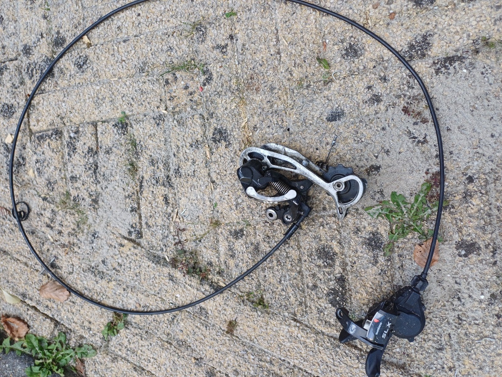 Shimano SLX Achterderailleur Mountainbike, Gebruikt, Staal, Ophalen of Verzenden, Derailleur of Ketting