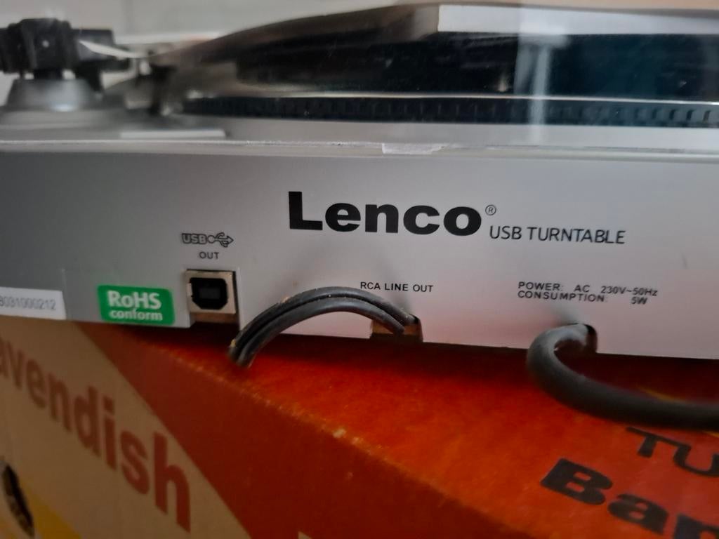 Lenco USB Platenspeler - Zo goed als nieuw, Audio, Tv en Foto, Platenspelers, Zo goed als nieuw, USB-aansluiting, Platenspeler