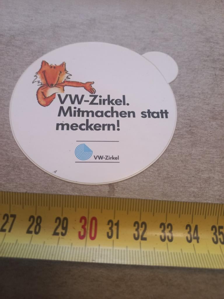 Vw zirkel, Ophalen of Verzenden, Zo goed als nieuw
