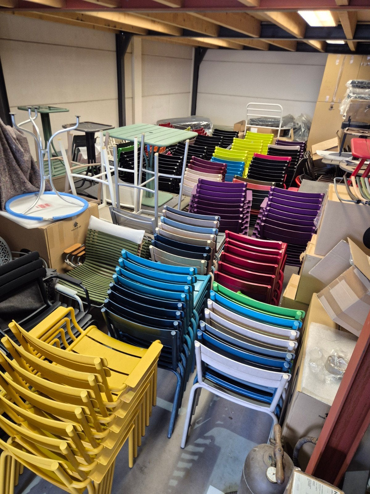 grote partij gebruikte fermob Luxembourg arm-/stoelen, Tuin en Terras, Tuinstoelen, Ophalen, Gebruikt, Aluminium