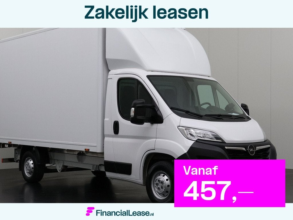 Opel Movano 140PK Bakwagen | Laadlift | Dakspoiler | Camera, Voorwielaandrijving, Stof, Gebruikt, 2500 kg