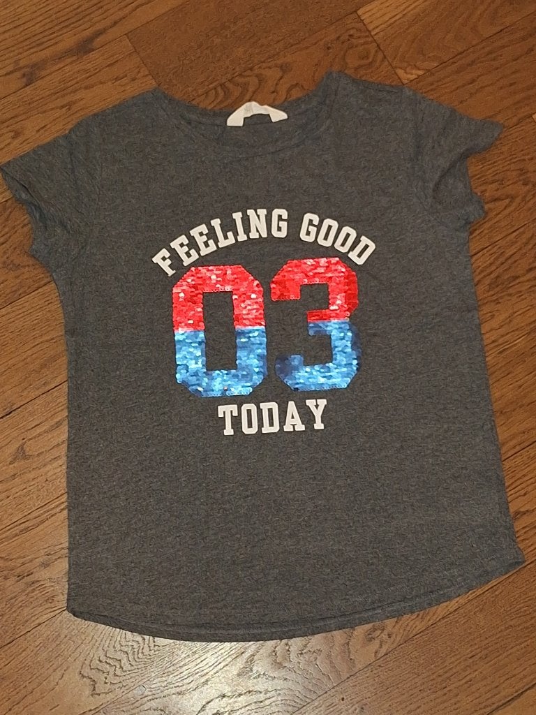 T-shirt maat 164, Kinderen en Baby's, Kinderkleding | Maat 164, Gebruikt, Meisje, H&M, Ophalen of Verzenden