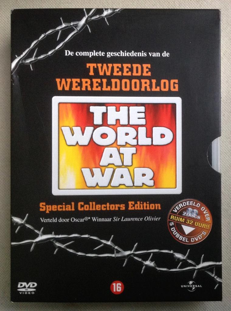 WOII Tweede Wereldoorlog The World at War (10DVD), Gebruikt, Vanaf 16 jaar, Boxset, Verzenden