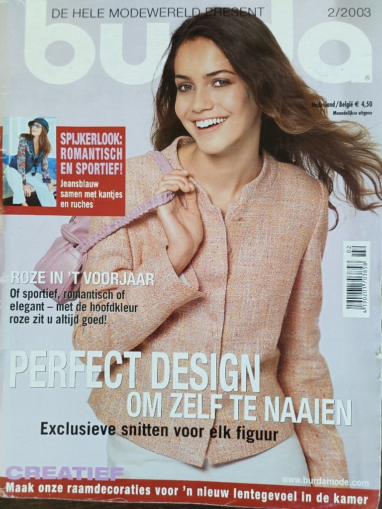 Burda februari 2003 spijkerkleding, communie, Ophalen of Verzenden, Zo goed als nieuw, Vrouw, Burda