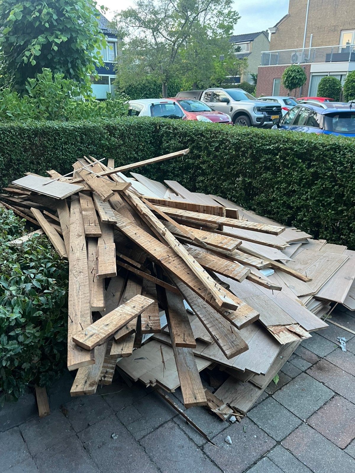 Houten raggels en parket gratis op te halen, Ophalen, Overige houtsoorten, Minder dan 200 cm, Plank