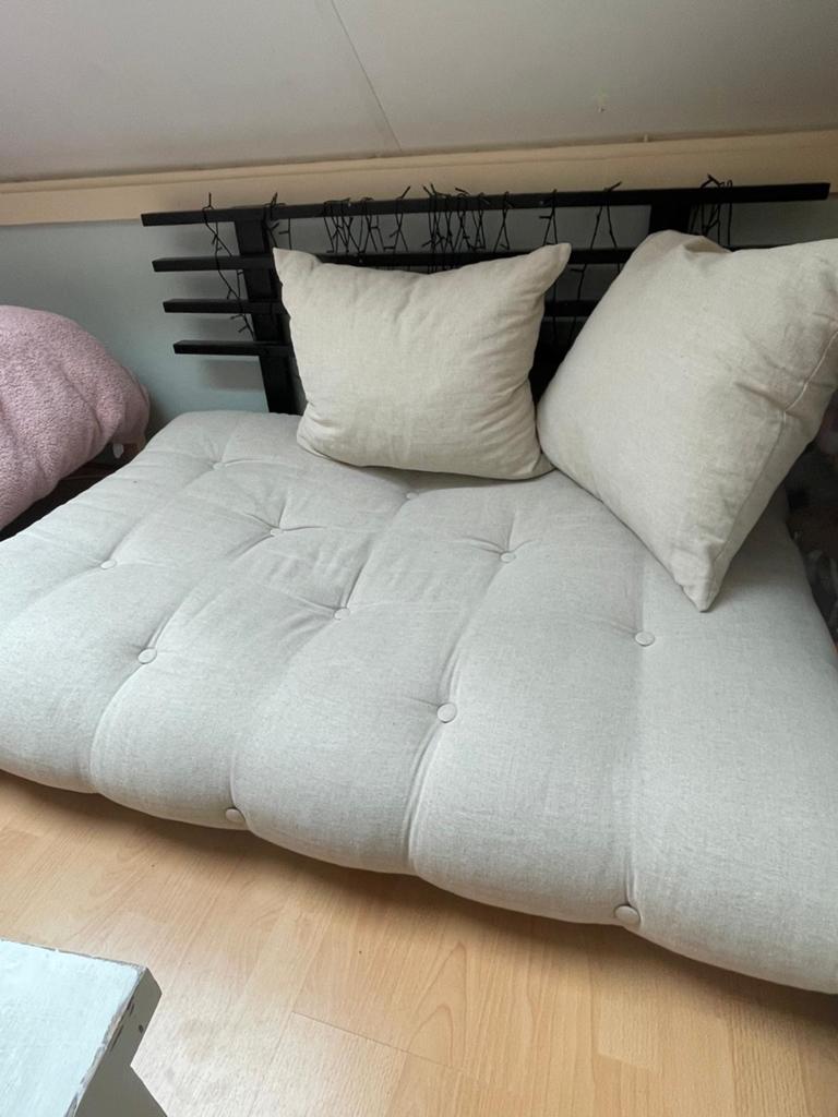 Karup slaapbank 140, Ophalen, Nieuw, Tweepersoons, 140 cm