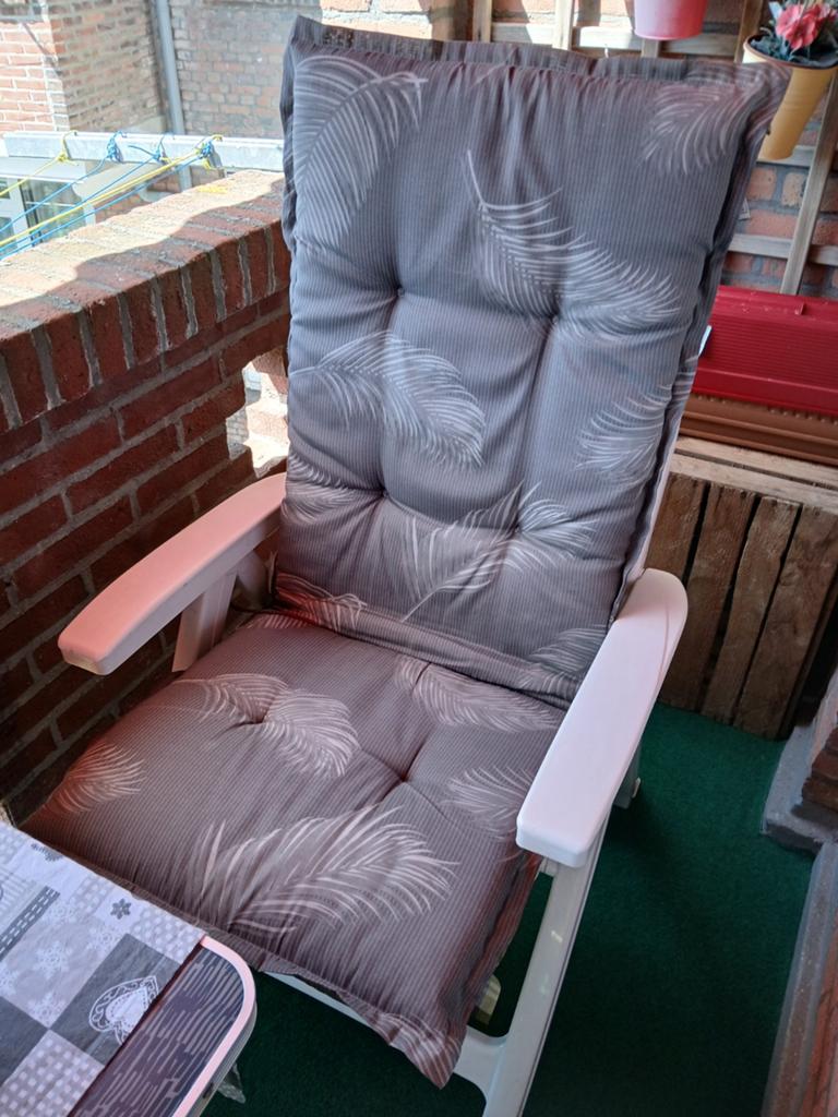 Tuinstoel kussens, Tuin en Terras, Ophalen, Zo goed als nieuw, Aluminium